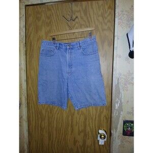 Route 66 Denim Shorts Relaxed Fit Men Size 34 Inseam 9" Blue Jorts Vintage